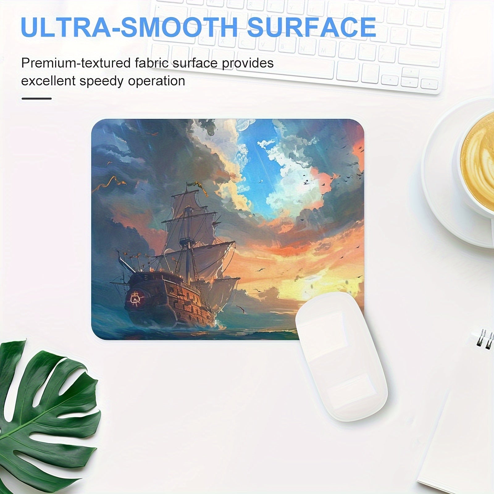 Anime Mouse Pad Small Gaming Mousepad Non Slip Rubber Base Desk Mat