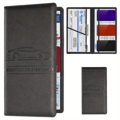 Car Registration And Insurance Holder Vehicle Glove Box Car Organizer