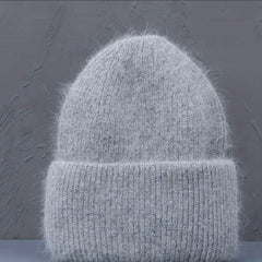 Solid Beanie Hats For Women Men Winter Knitted Warm Hats Sun Protection Hat