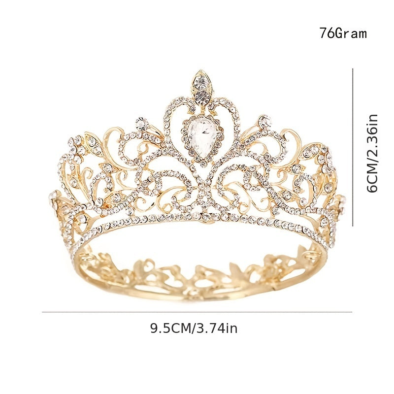 Golden Crown Hairband Headband Bridal Wedding Party Decorations Tiara Birthday