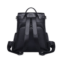 Large Capacity Solid Backpack Shoulder Bag for Women