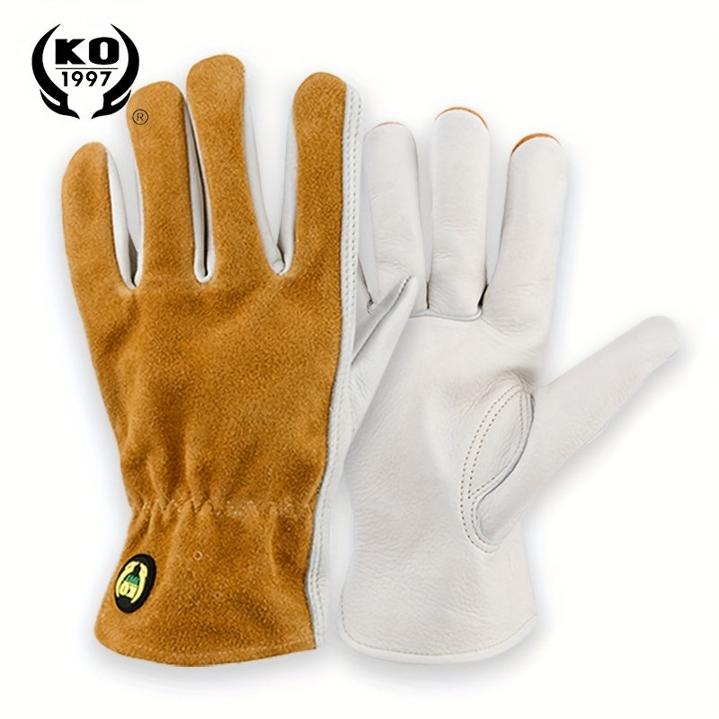 Soft Leather Work Gloves for Men and Women