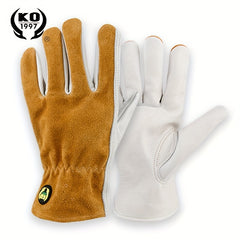 Soft Leather Work Gloves for Men and Women