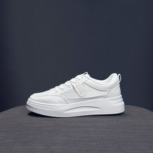 Women's Mesh Lace Up Platform Sneakers Non Slip Breathable Running Shoes