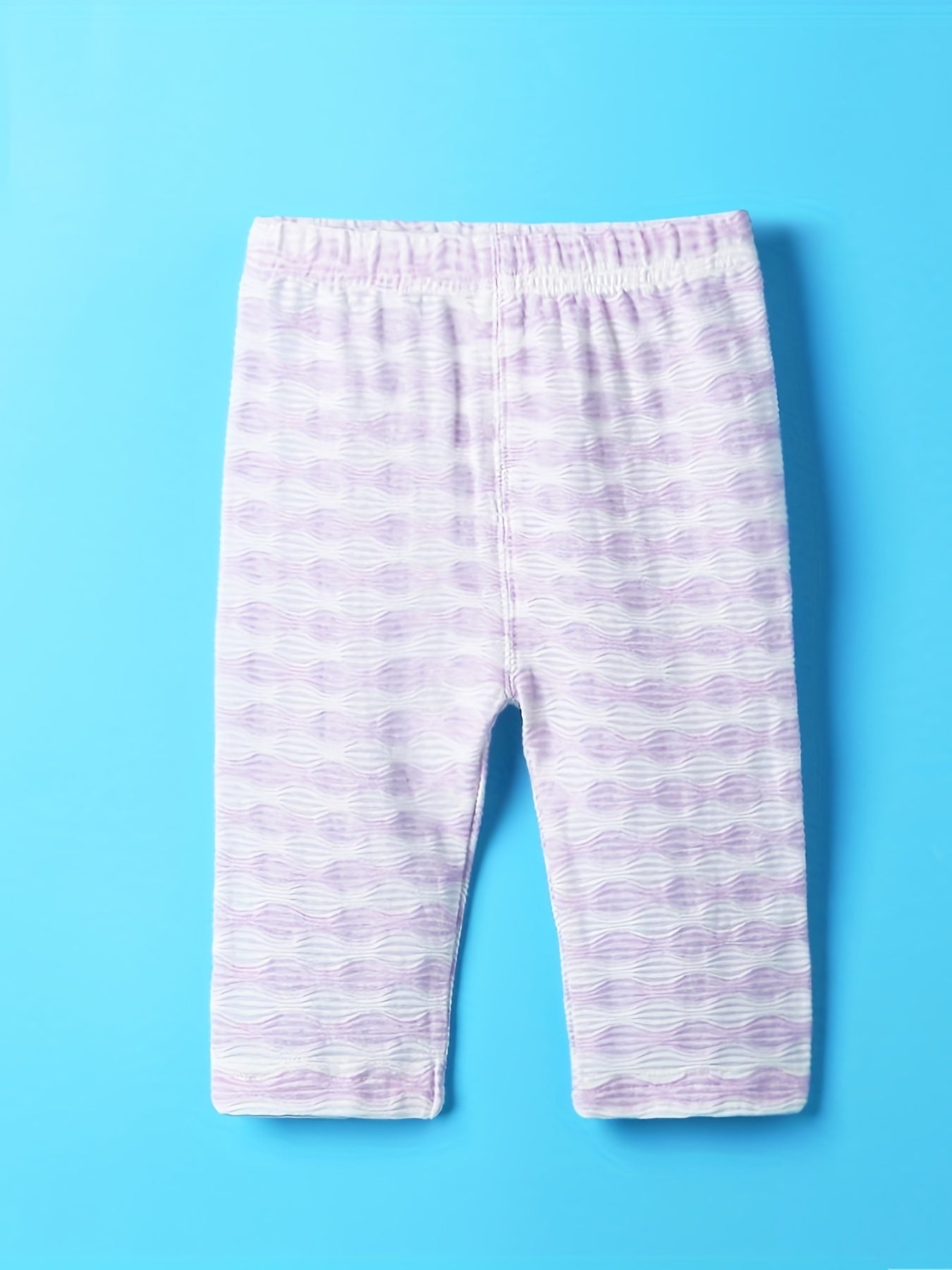 Girls Striped Crop Pants Comfort Fit Capris