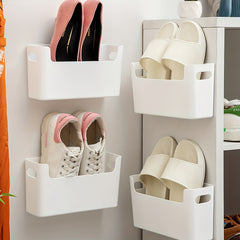 Wall Mounted Storage Box for Shoes Umbrellas and More