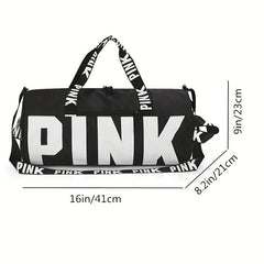 Stylish Letter Pattern Sports Handbag Large Capacity