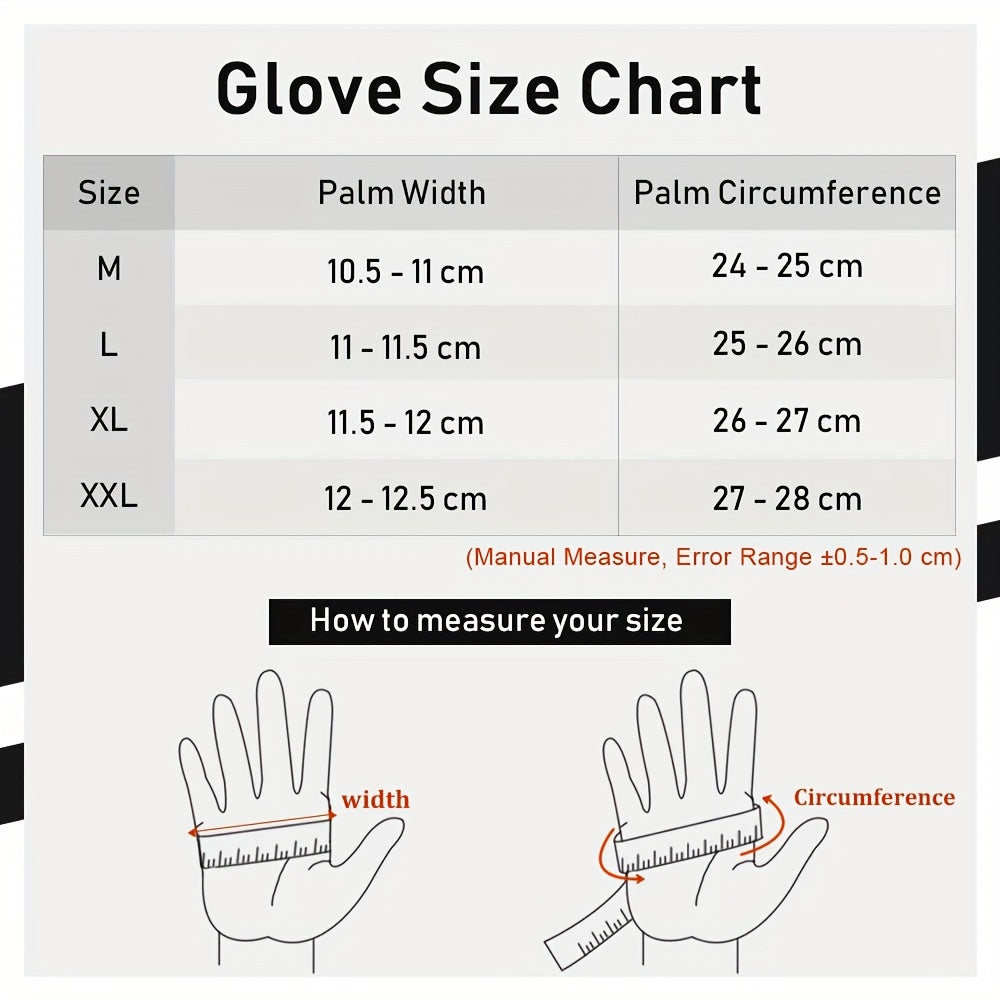 ILM Motorcycle Gloves Winter Windproof Hard Knuckle Protection For Men Women
