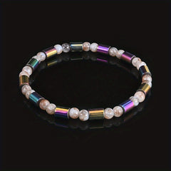 Colorful Beads Ankle Bracelet Elastic Anklet Bohemian Beach Accessories
