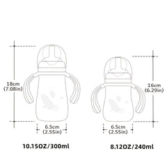 Family Newborn Feeding Bottle Sippy Cup for Infant Learning Drinking