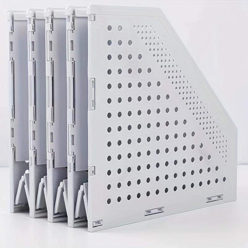 Desktop Book Stand Storage Organizer for Office Supplies
