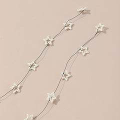 2pcs Fairy Faux Pearl Hair Chain Invisible Clip Girls Hair Accessories