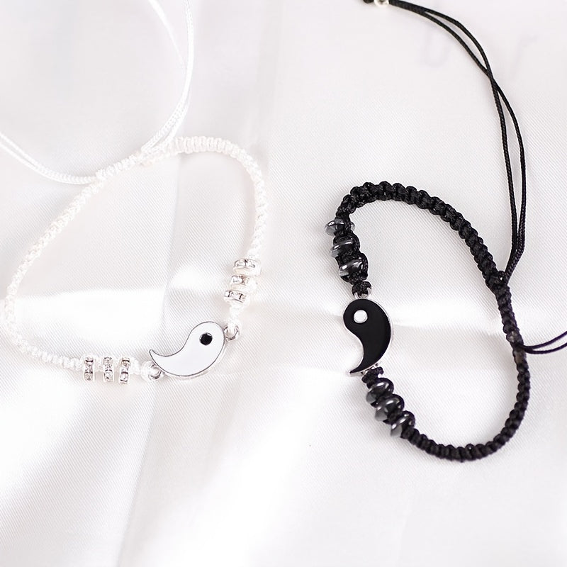 Yin Yang Taichi Adjustable Bracelet