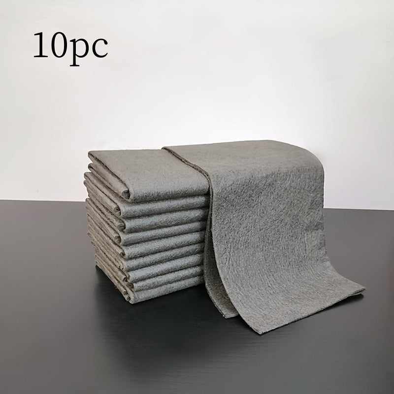 10pcs Magic Glass Wiping Rags Multifunctional Cleaning Cloths