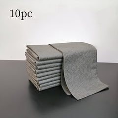 10pcs Magic Glass Wiping Rags Multifunctional Cleaning Cloths