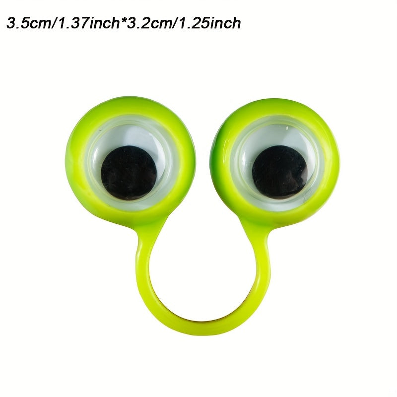 30pcs Finger Eye Ring Googly Eye Ring Toy Party Funny Big Eye Ring Play
