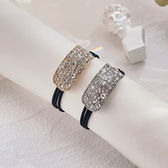 Rhinestone Glitter Ponytail Holder Hair Rope Elastic Hair Tie Band