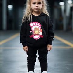 Baby Bear Print Hoodies Pants Set Spring Fall Sports Christmas Gift