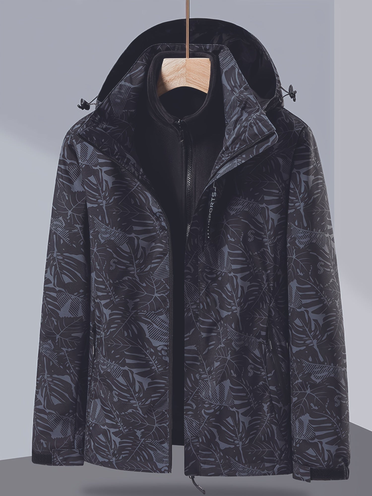 3 in 1 Outdoor Sports Jacket Windproof Warm Women's Activewear