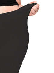  Solid High Rise Fitness Leggings