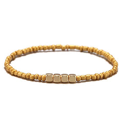 Boho Style Rice Beads Multicolor Bracelet
