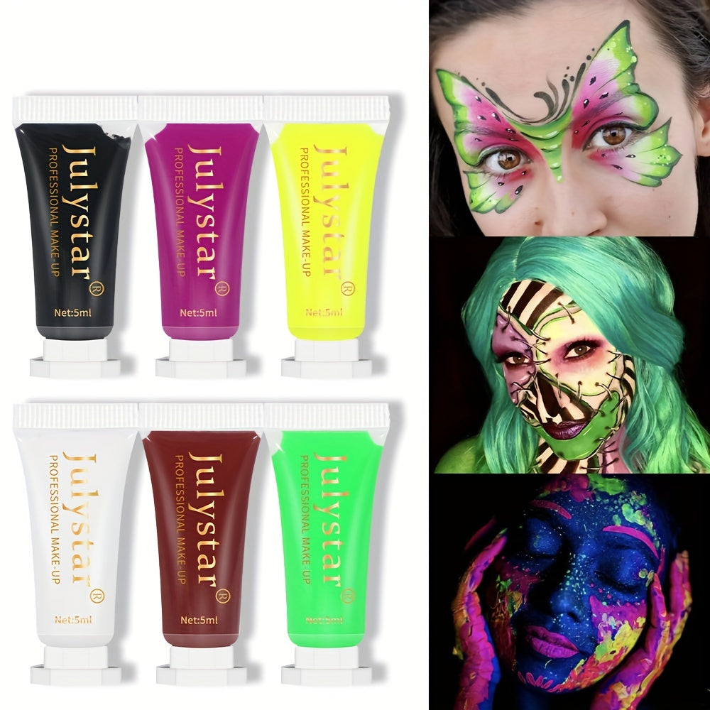 Glow Body Paint Fluorescent Body Painting for Parties and Halloween