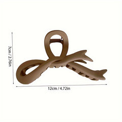 Gradient Hair Claw Clip Ribbon Bow Y2K Style