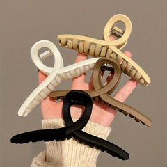 Frosted Hair Claw Style Hair Claw Nonslip Ponytail Holder