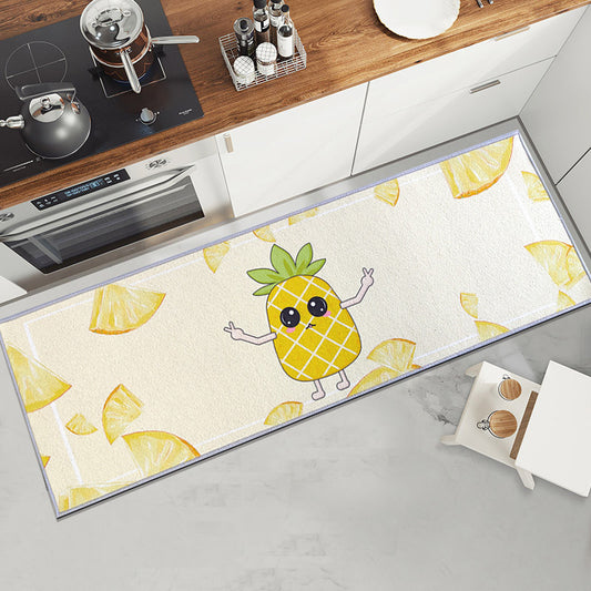 Light Minimalist Kitchen Floor Mat Water Absorbent Non-Slip Runner Mat