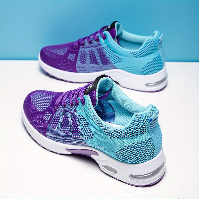 Women's Knitted Sport Shoes Lightweight Running Sneakers