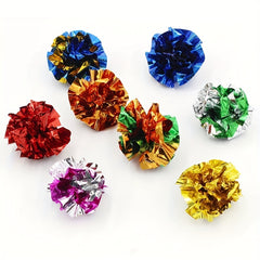 Colorful Parrot Crinkle Toys Rattle Paper Balls - Indoor Fitness Activity