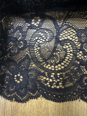 High Waist Lace Trim Leggings for Women