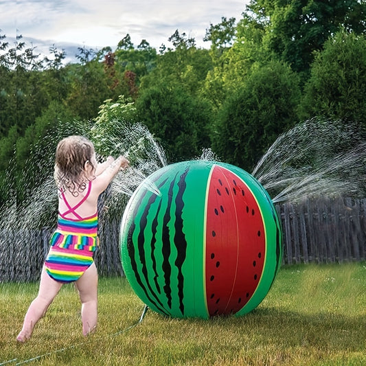 Inflatable Watermelon Spray Water Ball Kids Sprinkler Ball