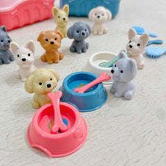 Puppy & Kitten Pet Toy Set for Kids' Pretend Play