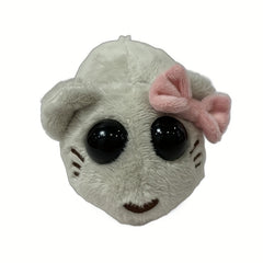 Gray Hamster Plush Toy with Soothing Music