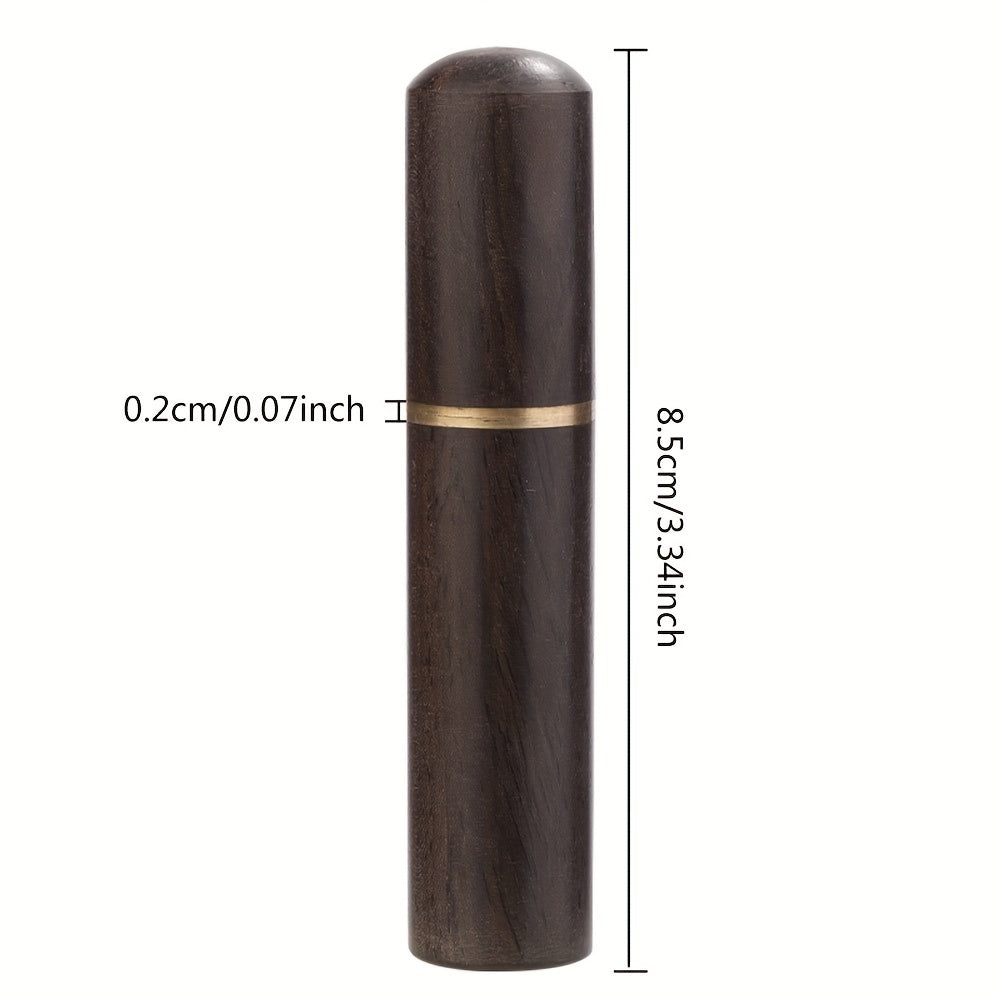 Wood Needle Organizer Sewing Needle Storage Case Ebony Needle Box