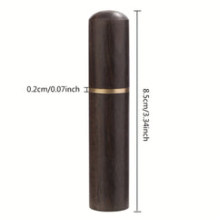 Wood Needle Organizer Sewing Needle Storage Case Ebony Needle Box