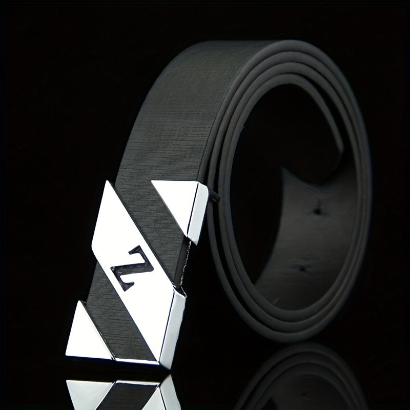 Men's Smooth Buckle Pant Belt