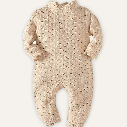 Baby Hollow Out Sweater Romper Newborn Knitted Jumpsuit