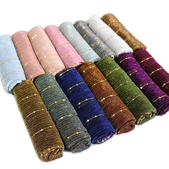 Women Solid Headscarf Turban Lightweight Jersey Hijab Scarf Wrap