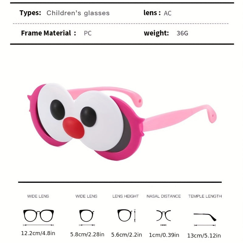 Cartoon Bird Sunglasses Flip Frame Glasses Funny Party Decor
