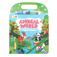 Water Painting Book for Animal Cognition Learning