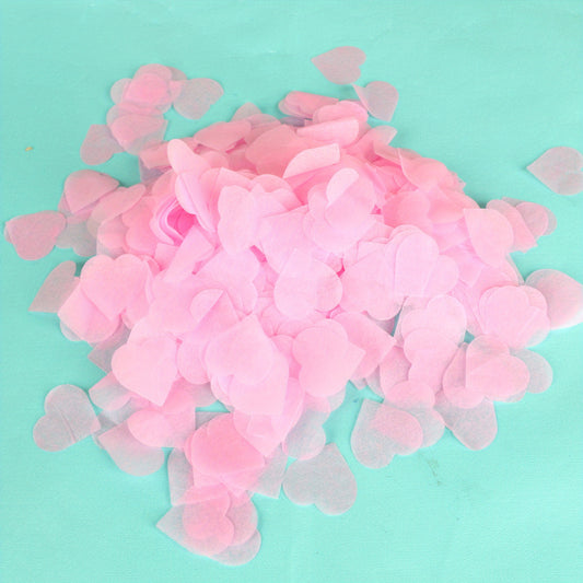 Colorful Love Peach Heart Confetti Wedding Party Hand Throwing Petals