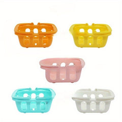 2pcs Mini Shopping Basket Portable Supermarket Toy