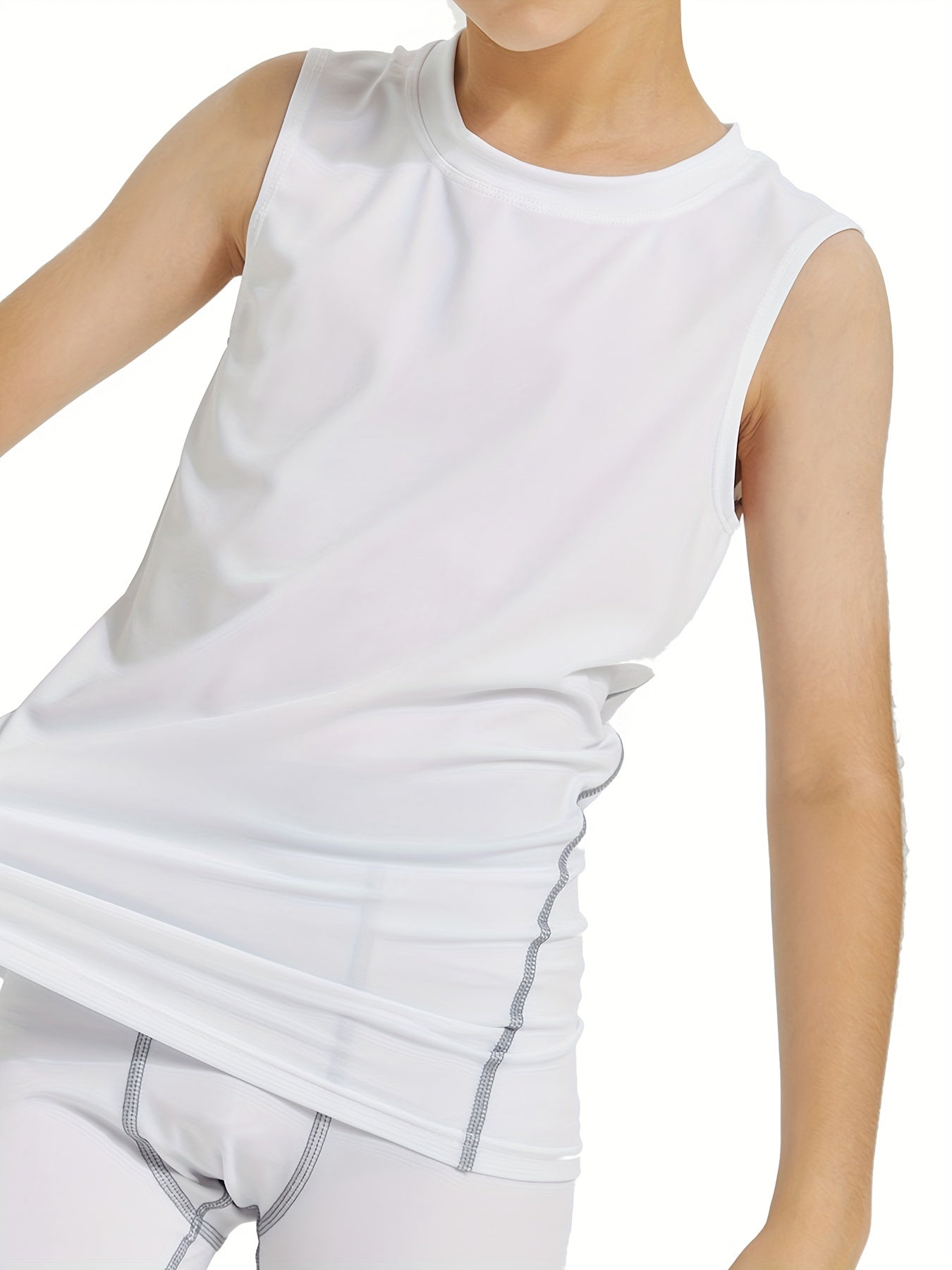 3PCS Kids Sport Vest Boys Quick Dry Fitness Top
