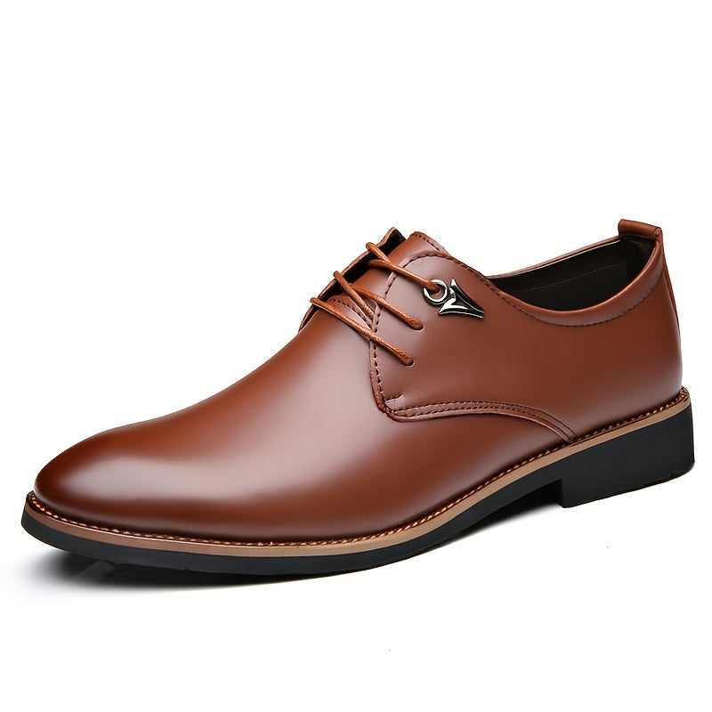 Men's Leather Oxford Shoes Formal Dress Shoes For Wedding Party Office