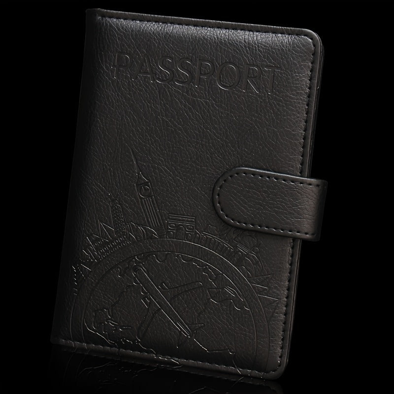 Buckle Style Passport Holder Travel Bag