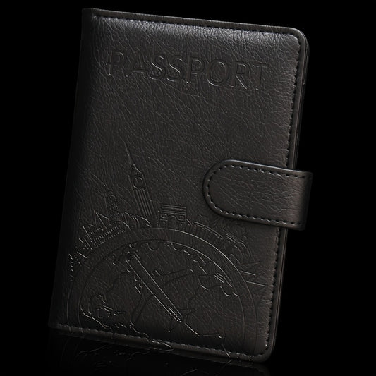 Buckle Style Passport Holder Travel Bag