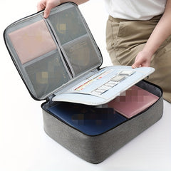 Portable Document Storage Bag Business Card Holder