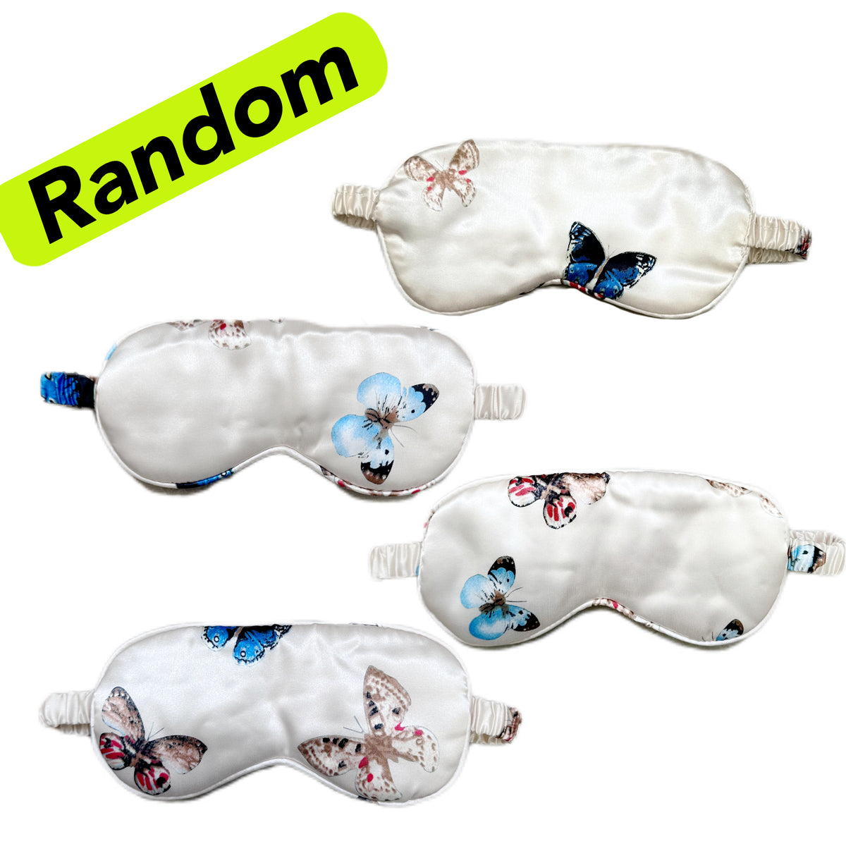 Cartoon Printed Breathable Sleep Eye Mask Soft Comfortable Blackout Blindfold